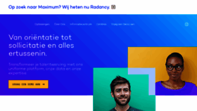 What Maximum.nl website looked like in 2021 (2 years ago)