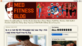 What Medfitnessblog.com website looked like in 2021 (2 years ago)