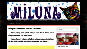 What Miluna-venca.cz website looked like in 2021 (2 years ago)