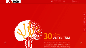 What Msb.com.vn website looked like in 2021 (2 years ago)