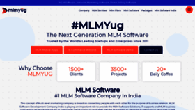What Mlmyug.com website looked like in 2021 (2 years ago)