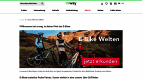 What M-way.ch website looked like in 2021 (2 years ago)