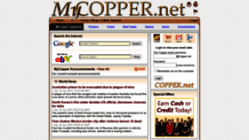What Mycopper.net website looked like in 2021 (2 years ago)