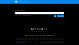 What Mp3skulls.to website looked like in 2021 (2 years ago)