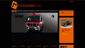 What Minimodel.cz website looked like in 2021 (2 years ago)