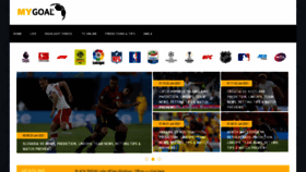 What Mygoaltv.com website looked like in 2021 (2 years ago)