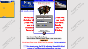 What Magazine-template.com website looked like in 2021 (2 years ago)
