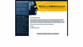 What Mybraintrainer.com website looked like in 2021 (2 years ago)