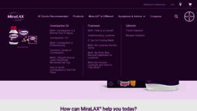 What Miralax.com website looked like in 2021 (2 years ago)