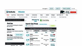 What Milwaukeegasprices.com website looked like in 2021 (2 years ago)