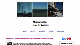 What Mammanatty.com website looked like in 2021 (2 years ago)