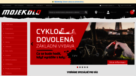 What Mojekolo.cz website looked like in 2021 (2 years ago)