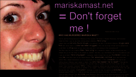 What Mariskamast.net website looked like in 2021 (2 years ago)