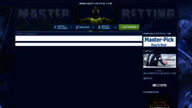 What Master-pick.com website looked like in 2021 (2 years ago)