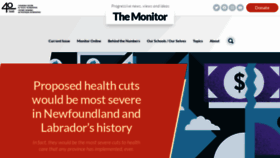 What Monitormag.ca website looked like in 2021 (2 years ago)