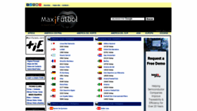 What Maxifutbol.com website looked like in 2021 (4 years ago)