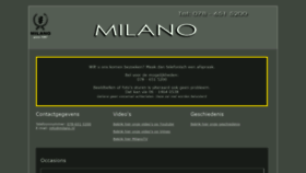 What Milano.nl website looked like in 2021 (2 years ago)