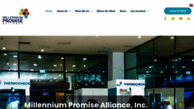 What Millenniumpromise.org website looked like in 2021 (2 years ago)