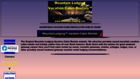 What Mountain-lodging.com website looked like in 2021 (2 years ago)