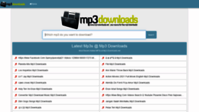 What Mp3-downloads.net website looked like in 2021 (2 years ago)
