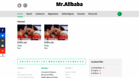 What Mralibaba.com website looked like in 2021 (2 years ago)
