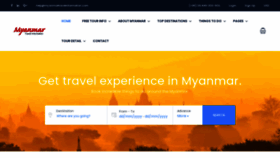 What Myanmartravelinformation.com website looked like in 2021 (2 years ago)
