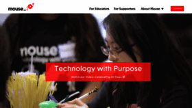 What Mouse.org website looked like in 2021 (4 years ago)
