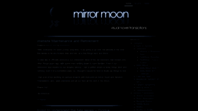 What Mirrormoon.org website looked like in 2021 (2 years ago)