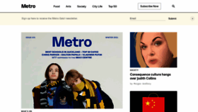 What Metromag.co.nz website looked like in 2021 (2 years ago)