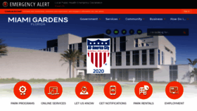 What Miamigardens-fl.gov website looked like in 2021 (2 years ago)