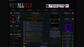 What Metallized.it website looked like in 2021 (4 years ago)