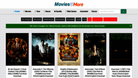 What Moviesmore.info website looked like in 2021 (2 years ago)