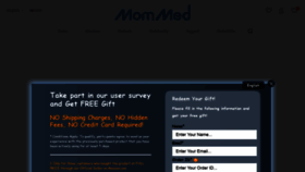 What Mommed.com website looked like in 2021 (2 years ago)