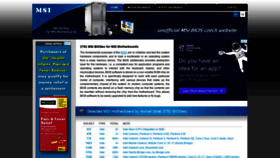 What Msi-bios.com website looked like in 2021 (2 years ago)