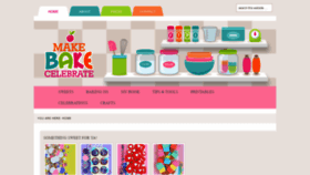 What Makebakecelebrate.com website looked like in 2021 (2 years ago)
