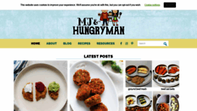 What Mjandhungryman.com website looked like in 2021 (2 years ago)