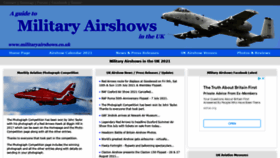 What Military-airshows.co.uk website looked like in 2021 (2 years ago)