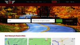 What Motorcycleroads.com website looked like in 2021 (2 years ago)