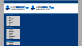 What Mundomanuales.com website looked like in 2021 (2 years ago)