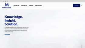 What Markplusinc.com website looked like in 2021 (2 years ago)