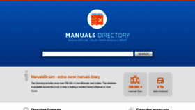 What Manualsdir.com website looked like in 2021 (3 years ago)