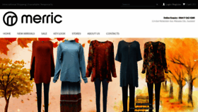 What Merric.co.nz website looked like in 2021 (2 years ago)