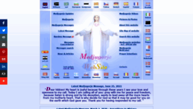 What Medjugorje.ws website looked like in 2021 (2 years ago)