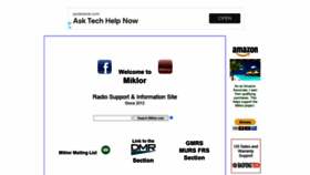 What Miklor.com website looked like in 2021 (2 years ago)