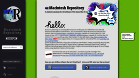 What Macintoshrepository.org website looked like in 2021 (4 years ago)