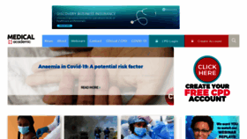 What Medicalacademic.co.za website looked like in 2021 (2 years ago)