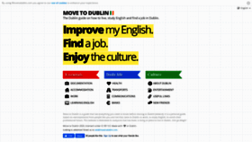 What Movetodublin.com website looked like in 2021 (2 years ago)