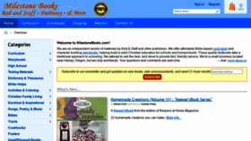 What Milestonebooks.com website looked like in 2021 (2 years ago)