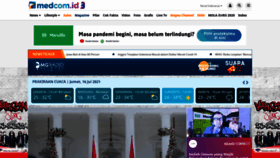 What Medcom.id website looked like in 2021 (2 years ago)