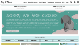 What Myfirstyears.co.uk website looked like in 2021 (2 years ago)